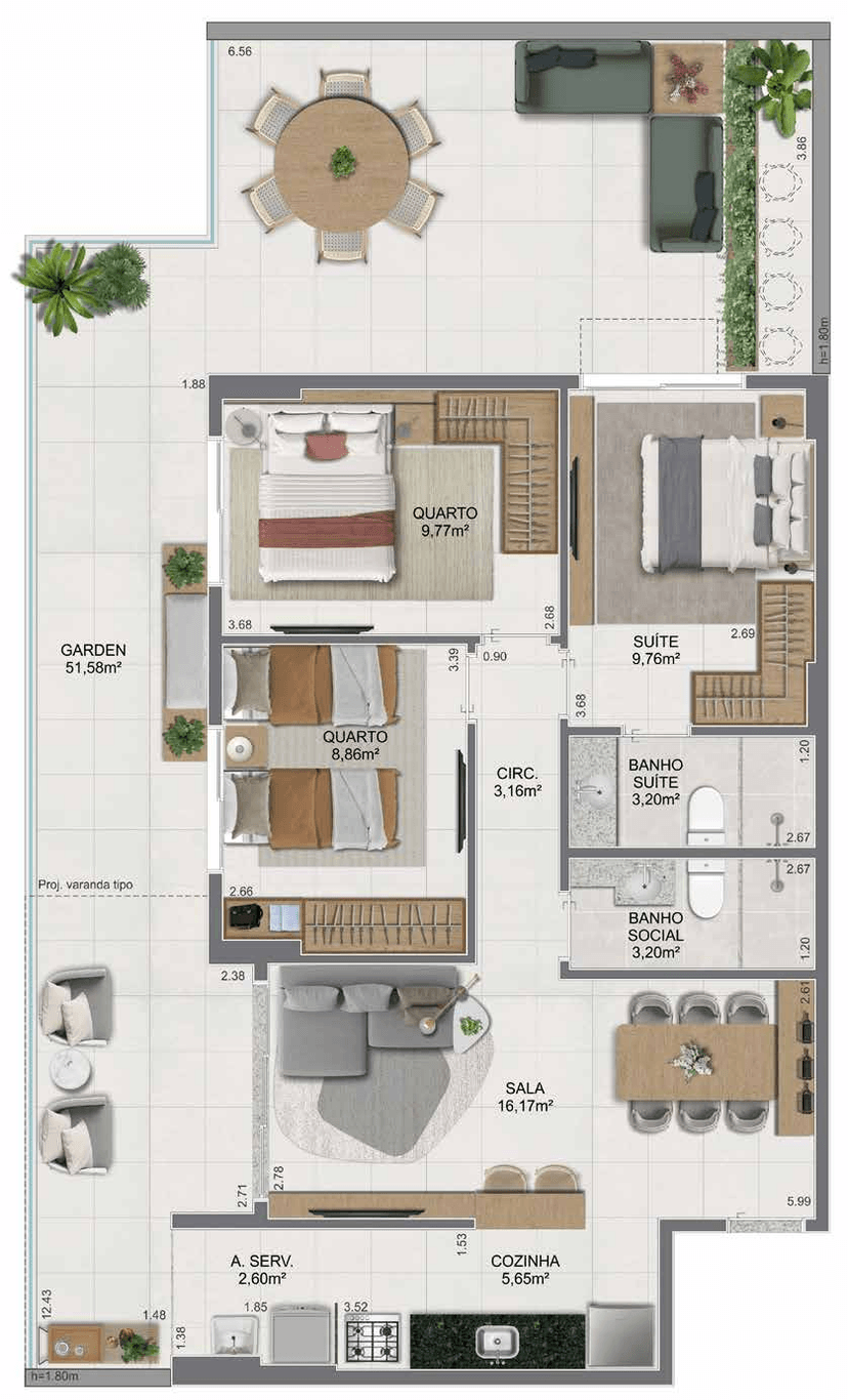 Planta humanizada — Garden 202